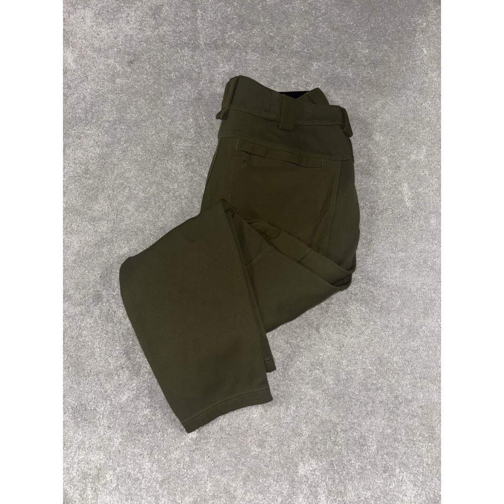 duluth Women's Hardchore Tech Skinny Leg Work Pants size 16x28 green Curvesetter
